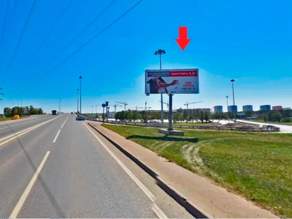 Фотография рекламного носителя, тип: Билборд 3x6, адрес: Румянцево д., Родниковая ул., съезд на Киевское ш., поз.1, Москва, Россия. Сторона A1-А10 №785942