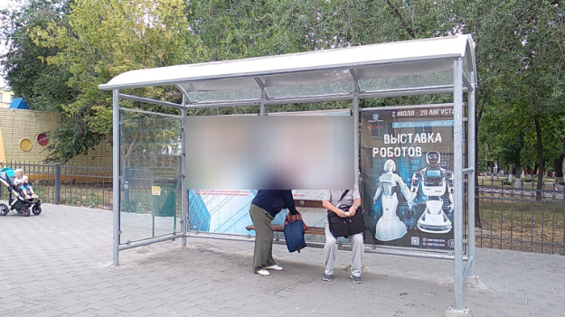 Фотография рекламного носителя, тип: Остановка 1.8x1.2, адрес: Спортивная ул. Х Урицкого ул., Самара, Самарская область, Россия. Сторона B1 №828673