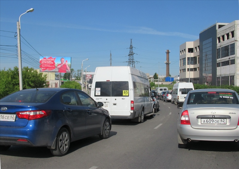 Фотография рекламного носителя, тип: Билборд 3x6, адрес: Яблочкова пр-зд., 200м от ул.Радиозаводская, Рязань, Рязанская область, Россия. Сторона Б №793730