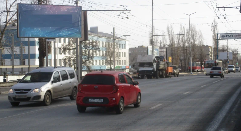 Фотография рекламного носителя, тип: Билборд 3x6, адрес: им. 50 лет Октября пр-т. Х Техническая ул., Саратов, Саратовская область, Россия. Сторона В №1078190
