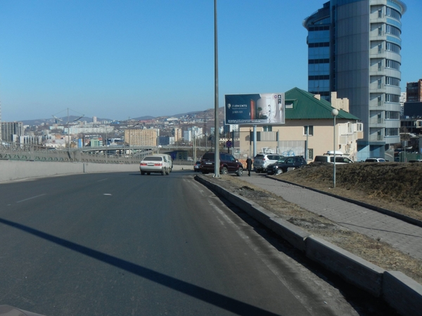 Фотография рекламного носителя, тип: Билборд 3x6, адрес: Некрасовская ул., д.36а, Владивосток, Приморский край, Россия. Сторона А №774830