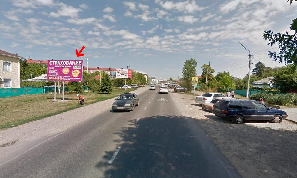 Фотография рекламного носителя, тип: Билборд 3x6, адрес: Матросова ул., д.189, Курганинск, Краснодарский край, Россия. Сторона Б №1025824