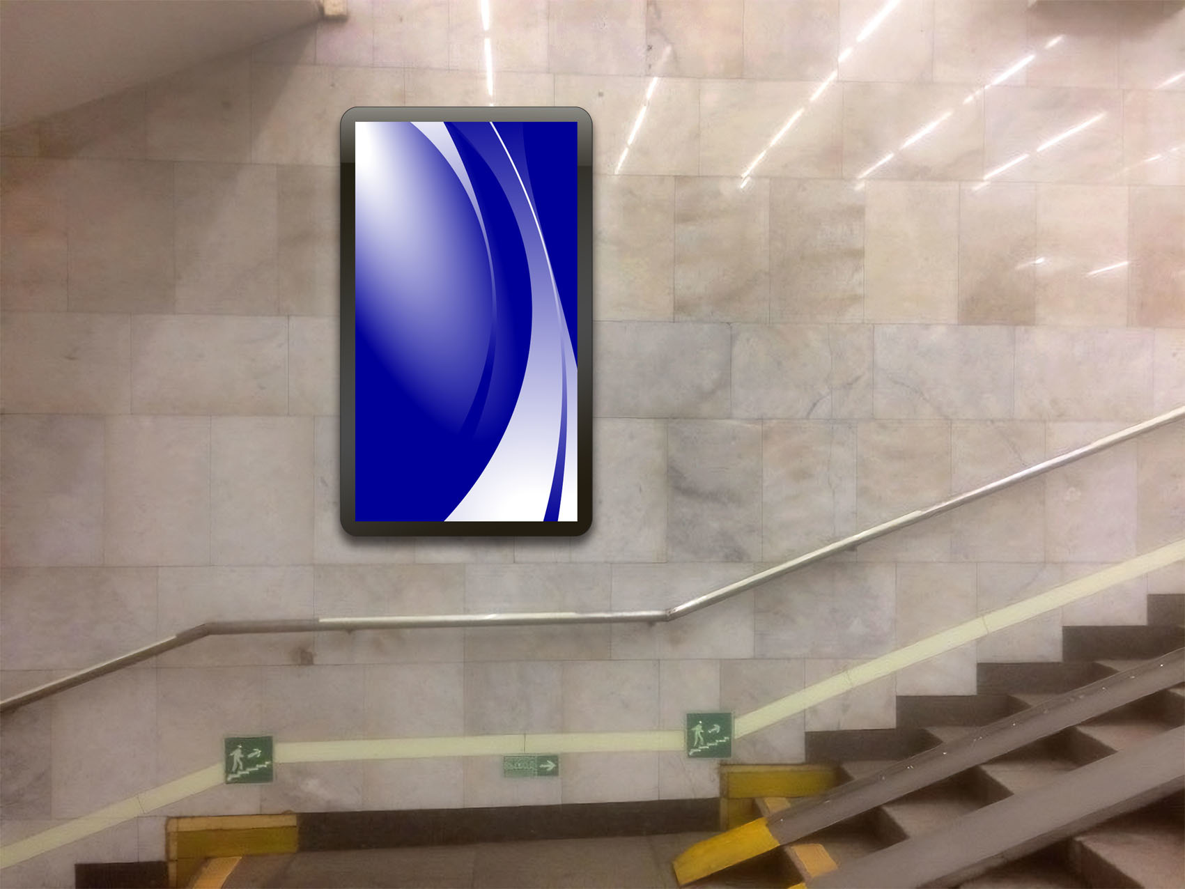 Фотография рекламного носителя, тип: Видеоэкран, адрес: Станция метро «Ленинский проспект», линия Кировско-Выборгская, Санкт-Петербург, Россия. Сторона/вариант А1 №1061543