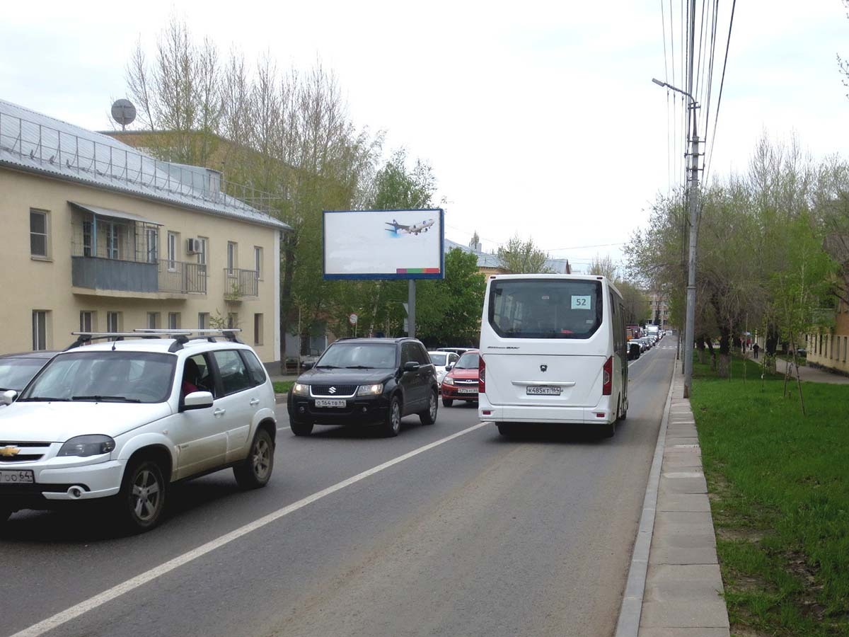 Фотография рекламного носителя, тип: Билборд 3x6, адрес: Соколовогорская ул. Х 3-й Соколовогорский пр-зд., поз.1, Саратов, Саратовская область, Россия. Сторона Б №998956