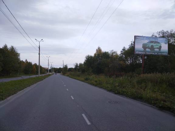 Фотография рекламного носителя, тип: Билборд 3x6, адрес: Строителей ул., д.103, Апатиты, Мурманская область, Россия. Сторона Б №1324971