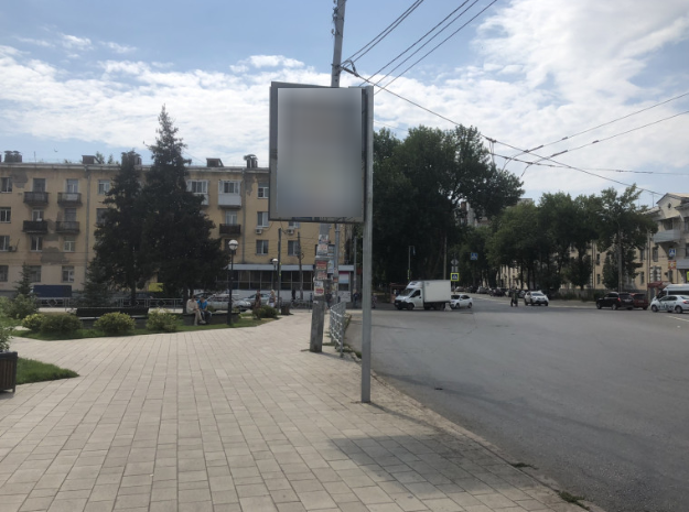 Фотография рекламного носителя, тип: Панель-кронштейн, адрес: Металлургов пр-т. Х Елизарова ул., поз.2, Самара, Самарская область, Россия. Сторона В №1079942