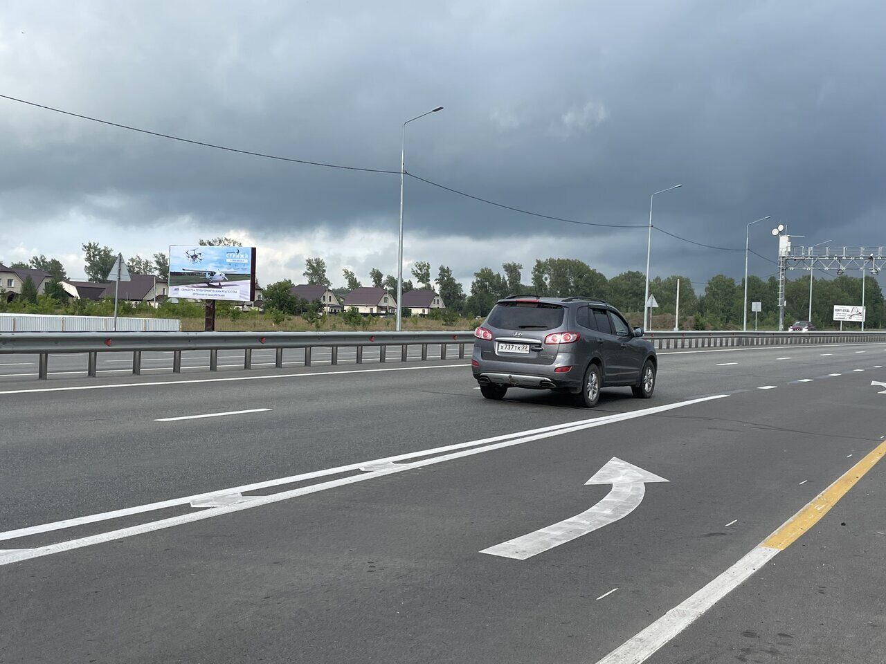Фотография рекламного носителя, тип: Билборд 3x6, адрес: Чуйский тракт а/д, 213 150м, Барнаул, Алтайский край, Россия. Сторона B №1043869