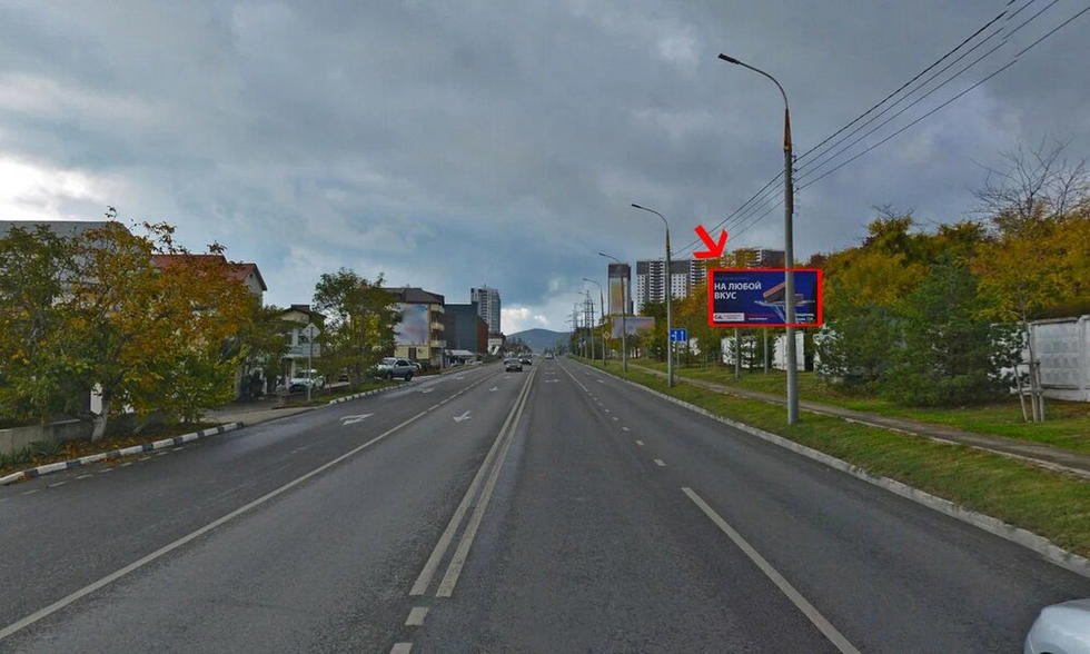 Фотография рекламного носителя, тип: Билборд 3x6, адрес: Мысхакское ш., автосалон «Север», Новороссийск, Краснодарский край, Россия. Сторона А №1026059