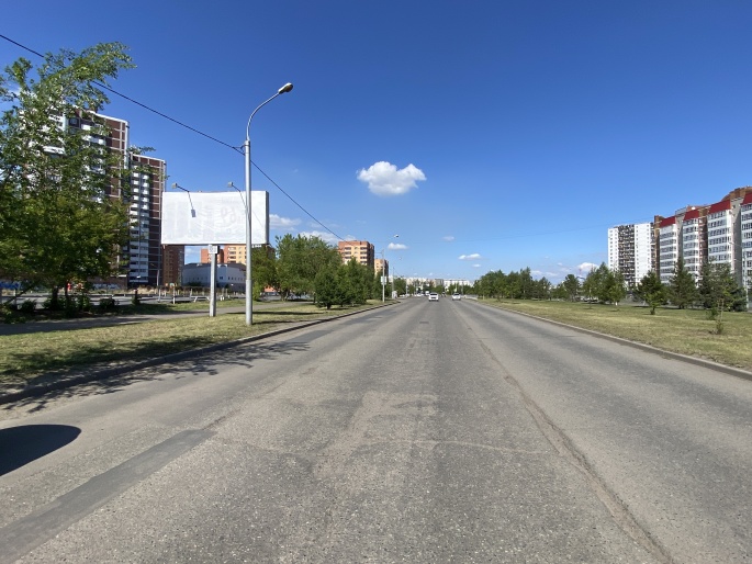 Фотография рекламного носителя, тип: Билборд 3x6, адрес: Алексеева ул., д.10а, стр.1, Красноярск, Красноярский край, Россия. Сторона Б №758074