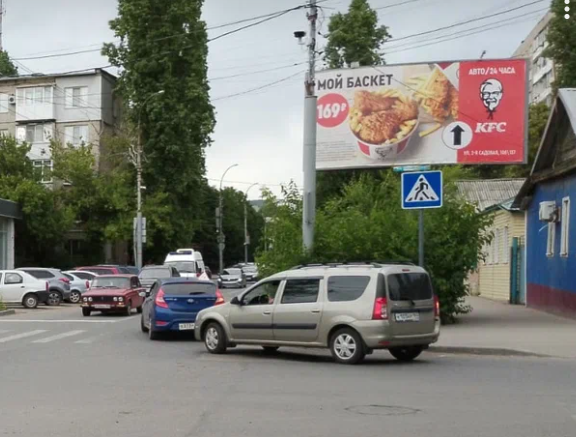 Фотография рекламного носителя, тип: Билборд 3x6, адрес: Рабочая ул. Х Хользунова ул., Саратов, Саратовская область, Россия. Сторона А №717927