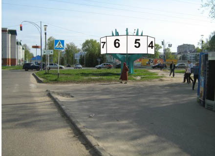 Фотография рекламного носителя, тип: Нестандартный билборд, адрес: Гоголя ул., д.34, Зеленодольск, Республика Татарстан, Россия. Сторона 7 №299458