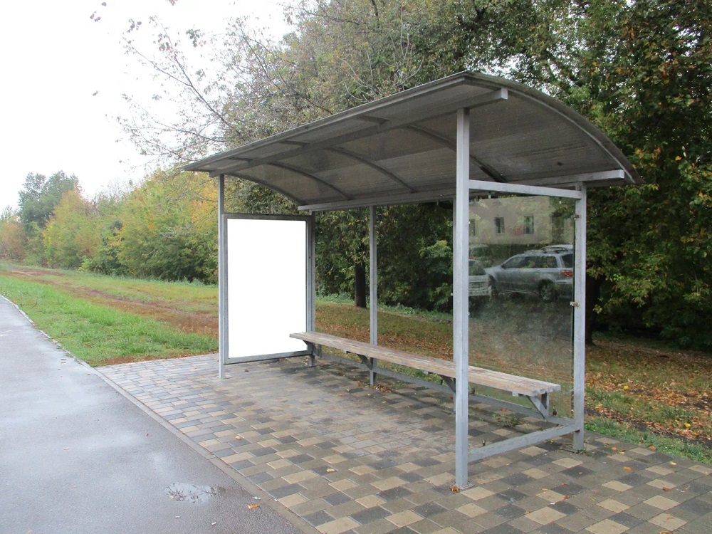 Фотография рекламного носителя, тип: Остановка 1.8x1.2, адрес: ост."Дом Торговли", Липецк, Липецкая область, Россия. Сторона А №1056473