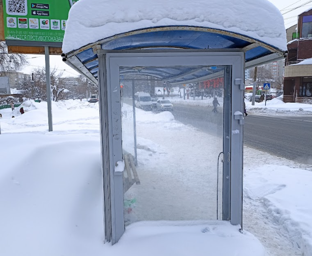 Фотография рекламного носителя, тип: Остановка 1.8x1.2, адрес: Политехническая ул., ост. Клочкова, Саратов, Саратовская область, Россия. Сторона Б №747415