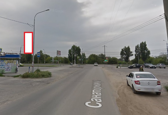 Фотография рекламного носителя, тип: Панель-кронштейн, адрес: Санаторная ул., поз.1, Волгоград, Волгоградская область, Россия. Сторона А №1097490