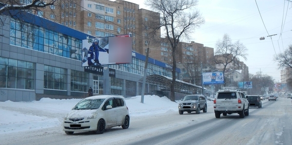 Фотография рекламного носителя, тип: Билборд 3x6, адрес: Океанский пр-т., д.108а, Владивосток, Приморский край, Россия. Сторона Б №774843