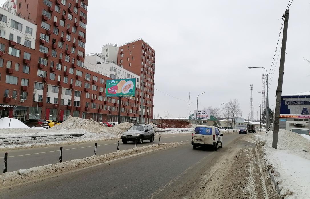 Фотография рекламного носителя, тип: Билборд 3x6, адрес: Егорьевское ш., 5 400м, Люберцы, Московская область, Россия. Сторона Б №1068067