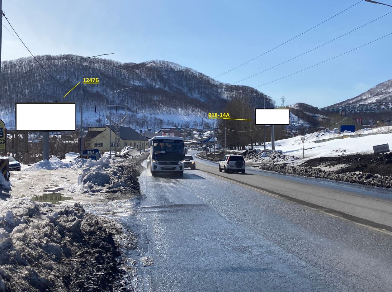 Фотография рекламного носителя, тип: Билборд 3x6, адрес: Циолковского пр-т., д.3/1, Петропавловск-Камчатский, Камчатский край, Россия. Сторона А №777380