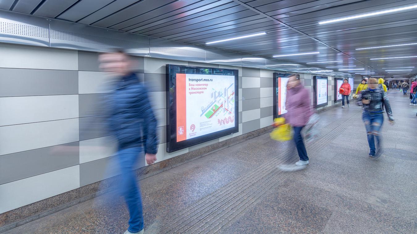 Фотография рекламного носителя, тип: Лайтбокс, адрес: Станция метро «Коньково», линия Калужско-Рижская, Москва, Россия. Сторона/вариант 25 №821853