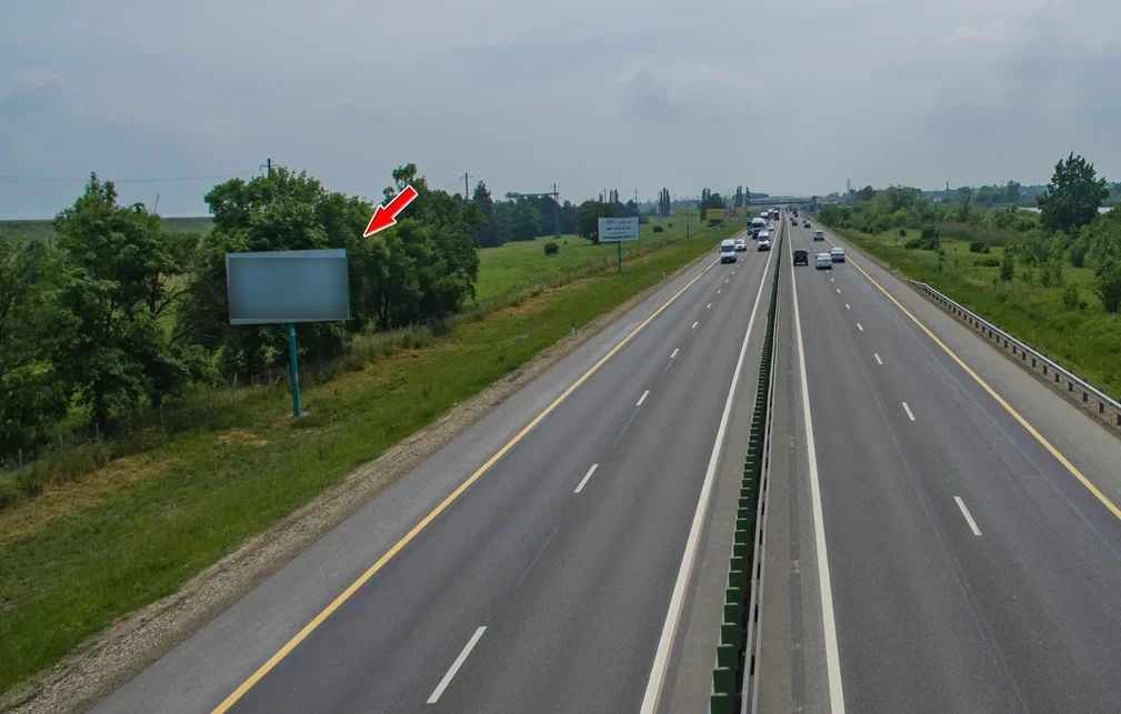 Фотография рекламного носителя, тип: Билборд 3x6, адрес: М-4 Дон а/д, 1350 250м, Краснодар, Краснодарский край, Россия. Сторона Б №602544
