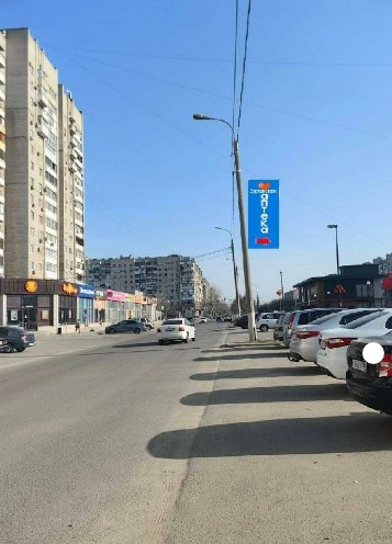 Фотография рекламного носителя, тип: Панель-кронштейн, адрес: Энгельса б-р., поз.1, Волгоград, Волгоградская область, Россия. Сторона Б №1097334