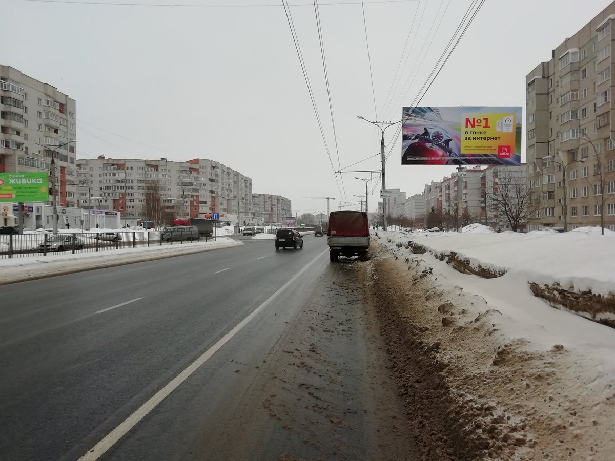 Фотография рекламного носителя, тип: Билборд 3x6, адрес: Тракторостроителей пр-т., д.54, Чебоксары, Республика Чувашия, Россия. Сторона A №838491