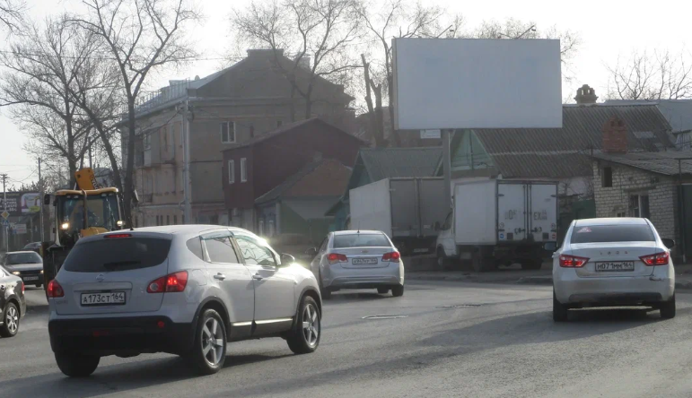 Фотография рекламного носителя, тип: Билборд 3x6, адрес: Соколовая ул. Х Университетская ул., Саратов, Саратовская область, Россия. Сторона А №1078183