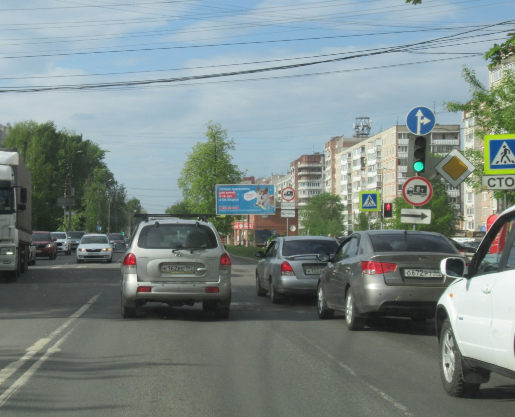 Фотография рекламного носителя, тип: Билборд 3x6, адрес: И.Сусанина ул., д.41, Кострома, Костромская область, Россия. Сторона A1-A3 №950746