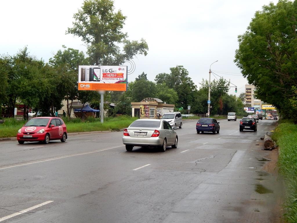 Фотография рекламного носителя, тип: Билборд 3x6, адрес: Суворова ул., д.60, Хабаровск, Хабаровский край, Россия. Сторона Б №293633