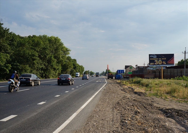 Фотография рекламного носителя, тип: Билборд 3x6, адрес: Краснодар-Новороссийск а/д., 27 100м, поз.2, Краснодар, Краснодарский край, Россия. Сторона А №602960