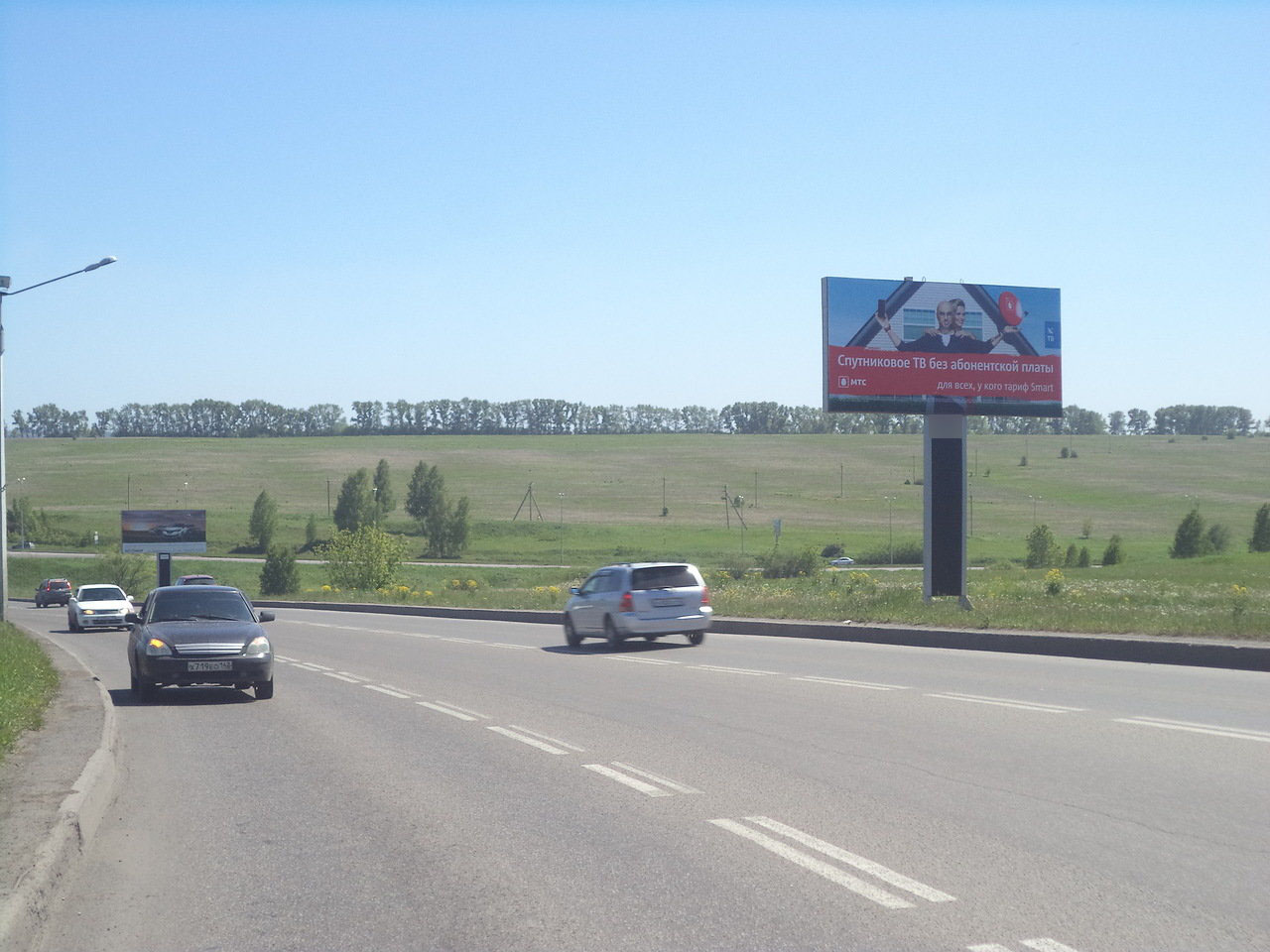 Фотография рекламного носителя, тип: Билборд 3x6, адрес: Запсибовцев пр-т., выезд из Новоильинки, поз.2, Новокузнецк, Кемеровская область, Россия. Сторона А №671753