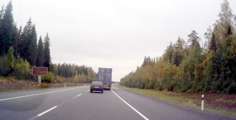 Фотография рекламного носителя, тип: Билборд 3x6, адрес: Скандинавия а/д., 102 768м, Ленинградская область, Россия. Сторона Б №479037