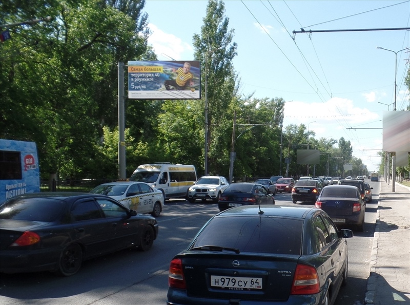 Фотография рекламного носителя, тип: Билборд 3x6, адрес: 50 лет Октября пр-т., д.75, Саратов, Саратовская область, Россия. Сторона Б №819358