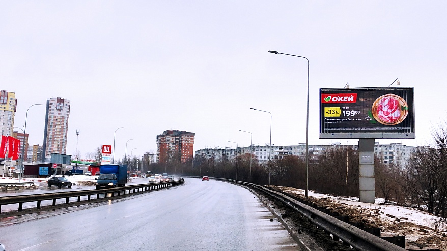 Фотография рекламного носителя, тип: Билборд 3x6, адрес: Ванеева ул., д.116, Нижний Новгород, Нижегородская область, Россия. Сторона A1-А3 №701221
