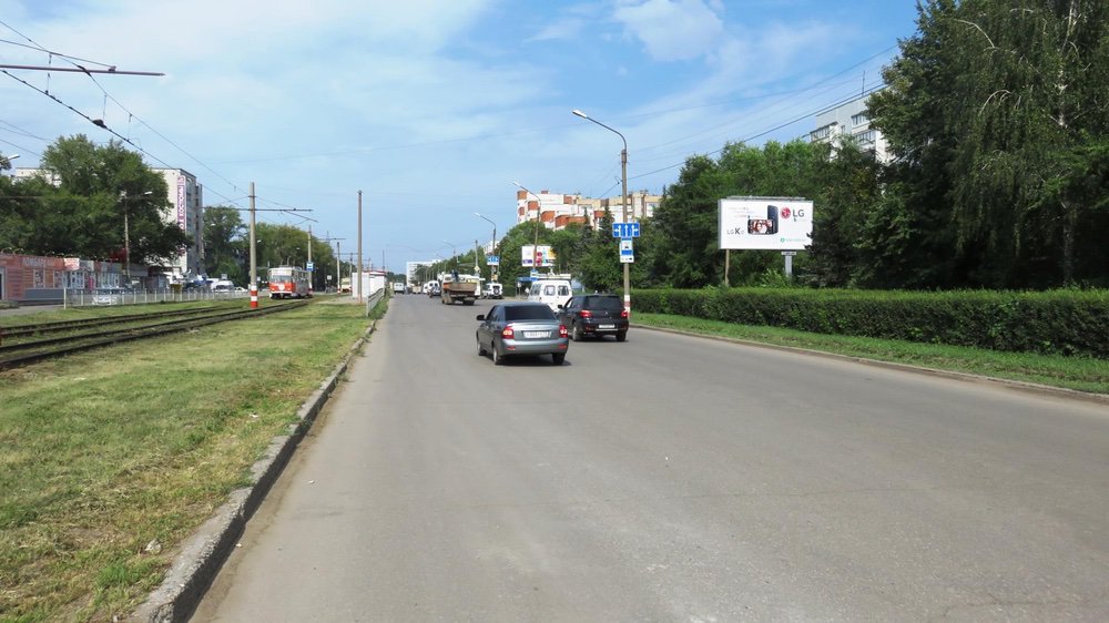 Фотография рекламного носителя, тип: Билборд 3x6, адрес: Рябикова ул., д.45, Ульяновск, Ульяновская область, Россия. Сторона A №690143