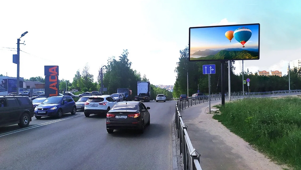 Фотография рекламного носителя, тип: Билборд 3x6, адрес: В.Волок ул., д.35, Смоленск, Смоленская область, Россия. Сторона A1-A10 №857648