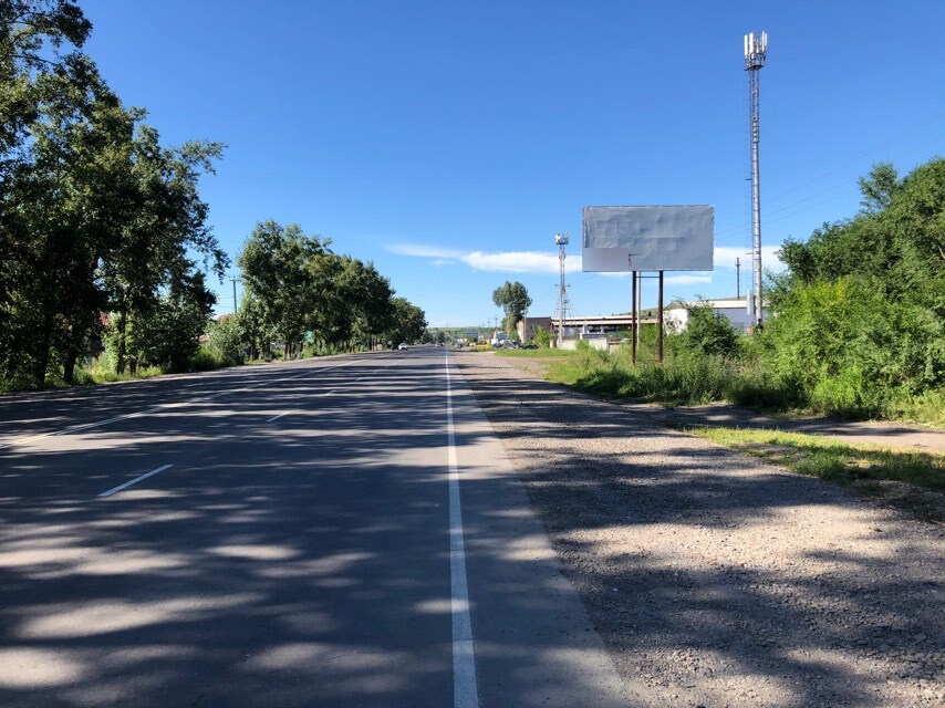 Фотография рекламного носителя, тип: Билборд 3x6, адрес: Кирпичная ул., д.27А, Абакан, Республика Хакасия, Россия. Сторона А №1068651