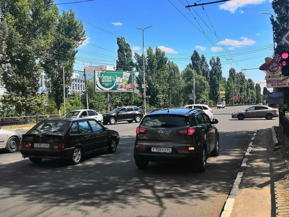 Фотография рекламного носителя, тип: Билборд 3x6, адрес: 50 лет Октября пр-т. Х Дубовикова ул., поз.1, Саратов, Саратовская область, Россия. Сторона Б №1047726