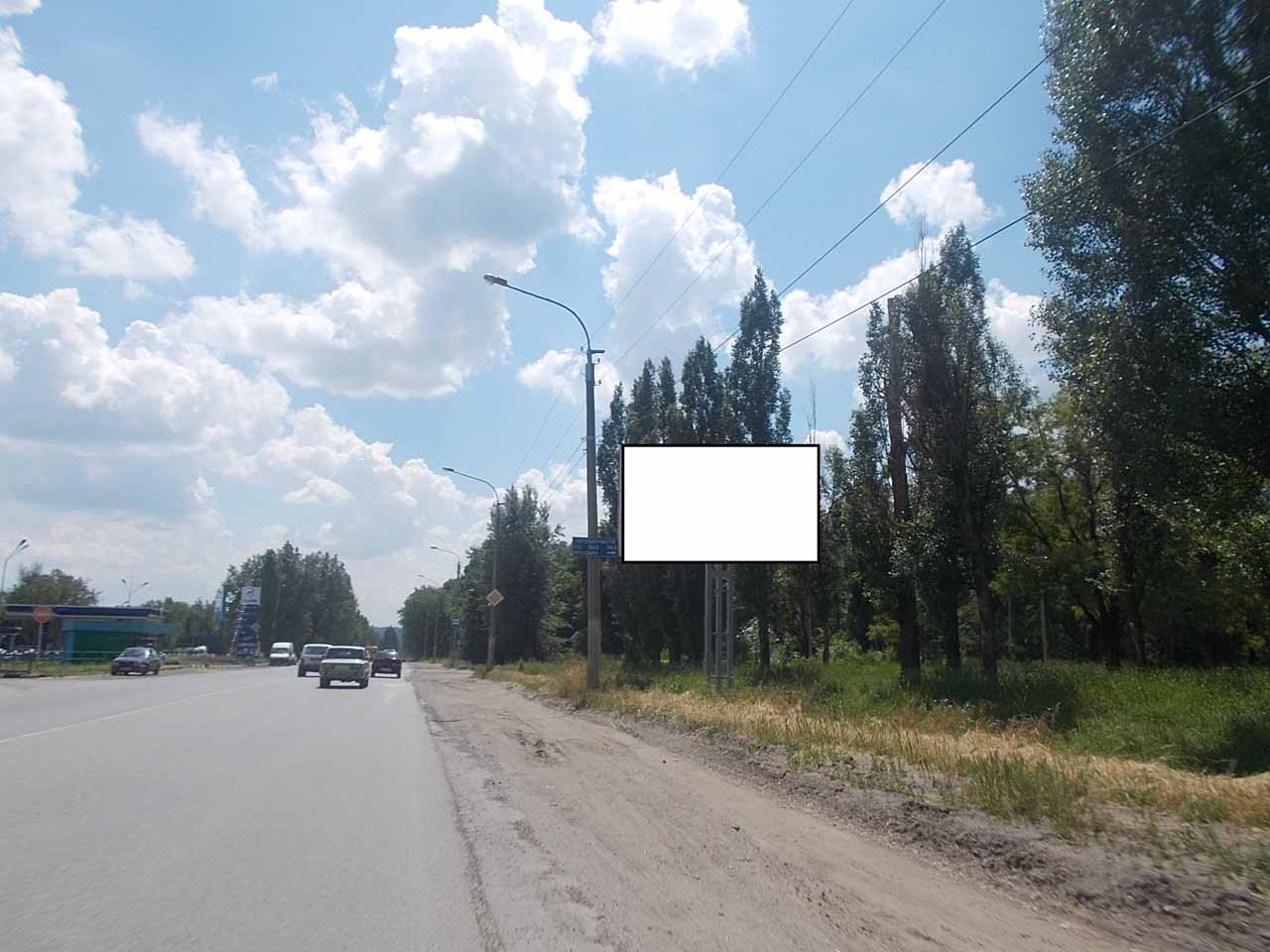 Фотография рекламного носителя, тип: Билборд 3x6, адрес: Харьковское ш., район НЗСП, автосервиса, Новочеркасск, Ростовская область, Россия. Сторона А №1093276