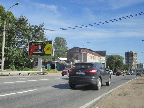 Фотография рекламного носителя, тип: Билборд 3x6, адрес: Выборгское ш., д.357а Х Заводская ул., Санкт-Петербург, Россия. Сторона B №857946