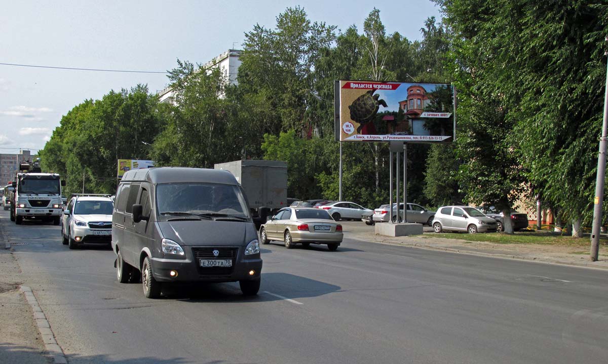 Фотография рекламного носителя, тип: Билборд 3x6, адрес: Елизаровых ул., д.14, Томск, Томская область, Россия. Сторона A №839655