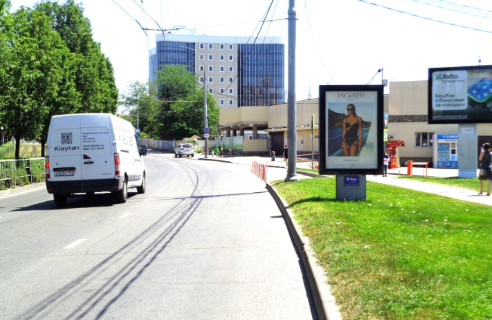 Фотография рекламного носителя, тип: Ситиформат 1.8x1.2, адрес: Ставропольская ул., д.221/2, Краснодар, Краснодарский край, Россия. Сторона А №458873