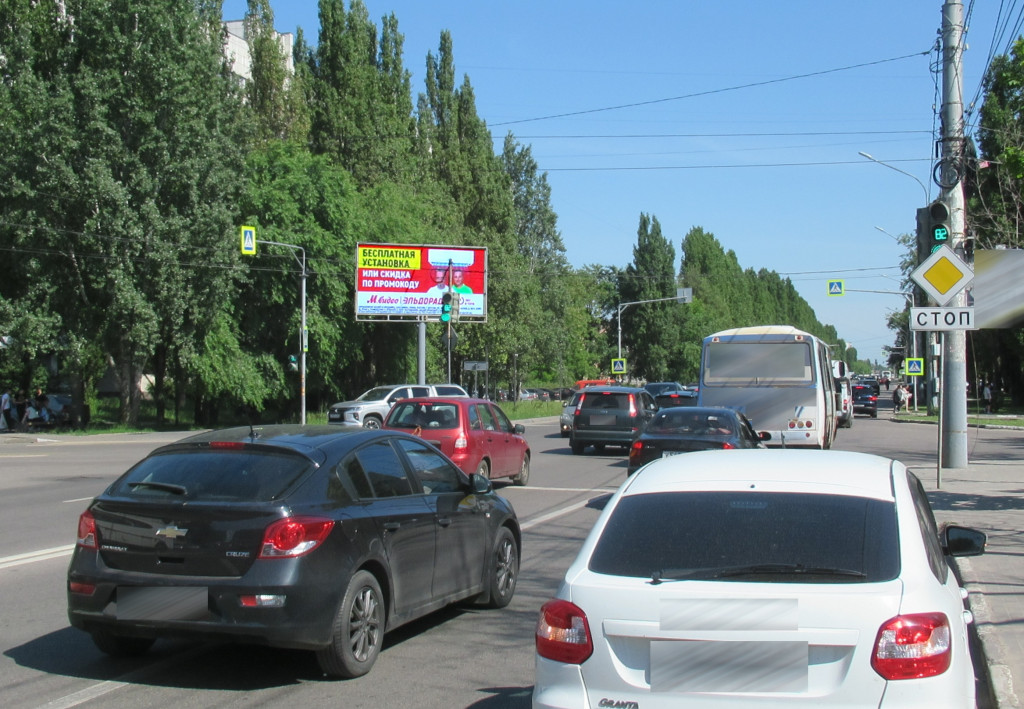 Фотография рекламного носителя, тип: Билборд 3x6, адрес: Димитрова ул., д.75 Х Ленинградской ул., Воронеж, Воронежская область, Россия. Сторона Б12 №957004