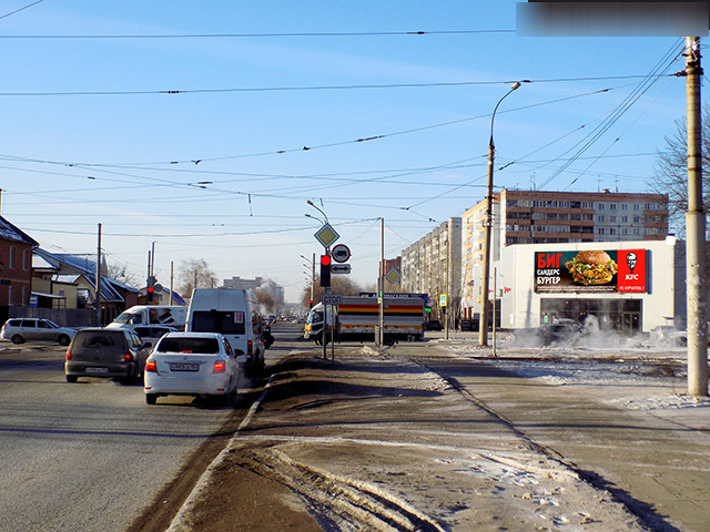 Фотография рекламного носителя, тип: Медиафасад, адрес: Титова ул., д.182а, Новосибирск, Новосибирская область, Россия. Сторона Аh1-Аh13 №1007984