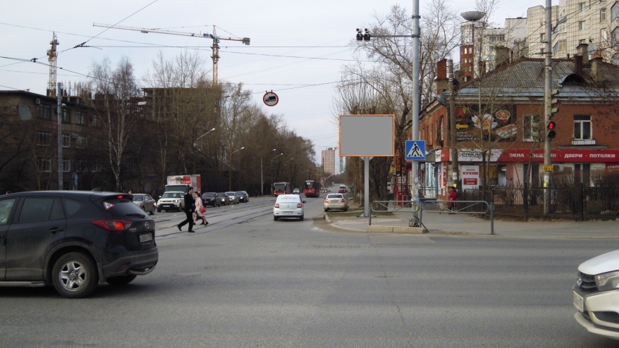 Фотография рекламного носителя, тип: Ситиборд 2.7x3.7, адрес: Стахановская ул., д.36, Пермь, Пермский край, Россия. Сторона А1-A3 №745460