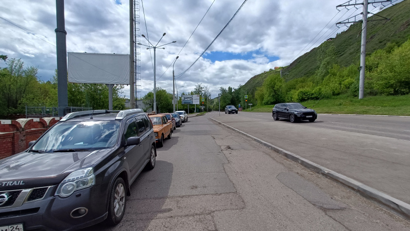 Фотография рекламного носителя, тип: Билборд 3x6, адрес: Лесная ул., д.147, Красноярск, Красноярский край, Россия. Сторона Б №1078391
