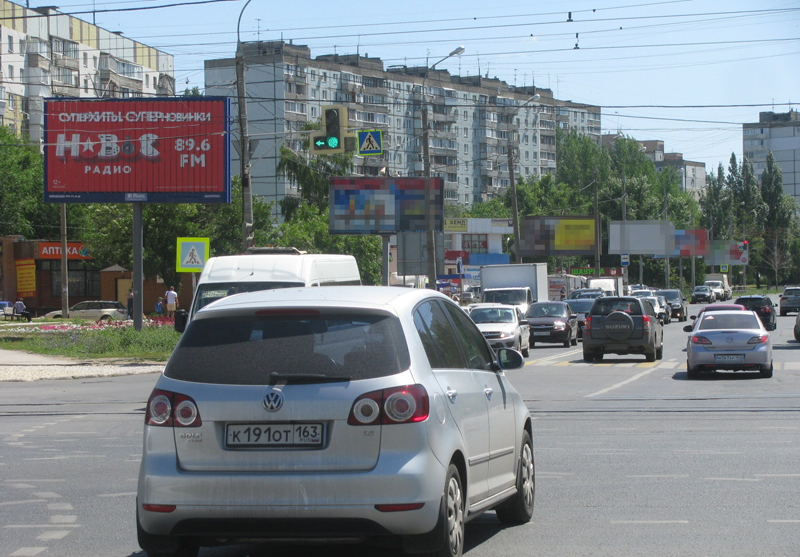 Фотография рекламного носителя, тип: Билборд 3x6, адрес: Георгия Димитрова ул., д.23, Самара, Самарская область, Россия. Сторона B1-B3 №790974