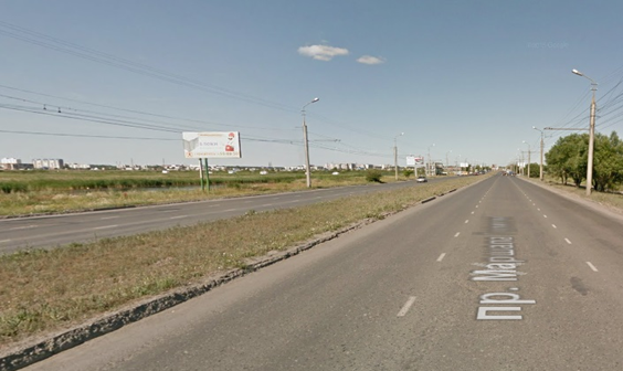 Фотография рекламного носителя, тип: Билборд 3x6, адрес: Голикова пр-т., 200м. до поворота на 7 мкр., Курган, Курганская область, Россия. Сторона Б №701035