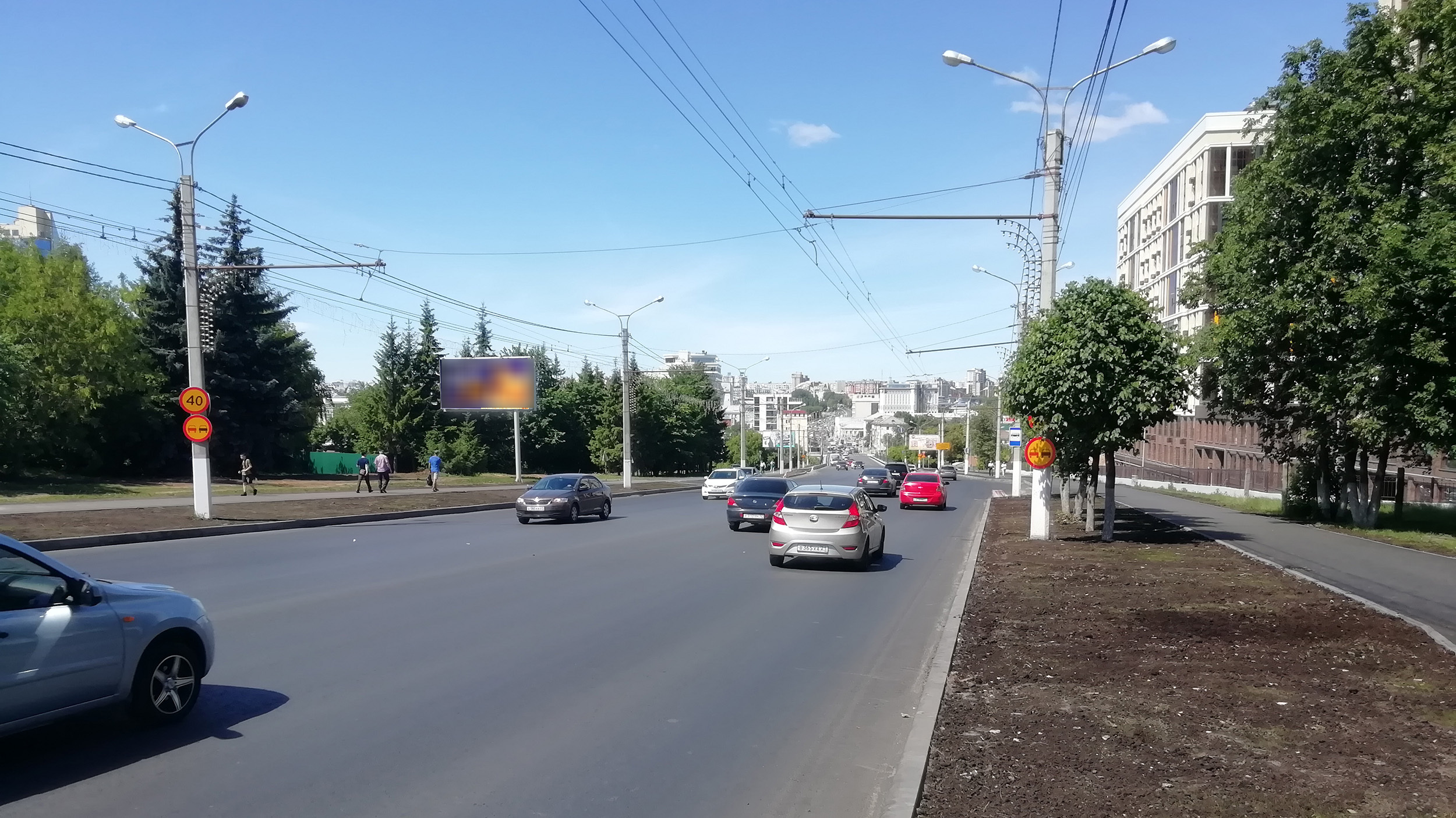 Фотография рекламного носителя, тип: Билборд 3x6, адрес: Калинина ул., д.60, Чебоксары, Республика Чувашия, Россия. Сторона B №825179