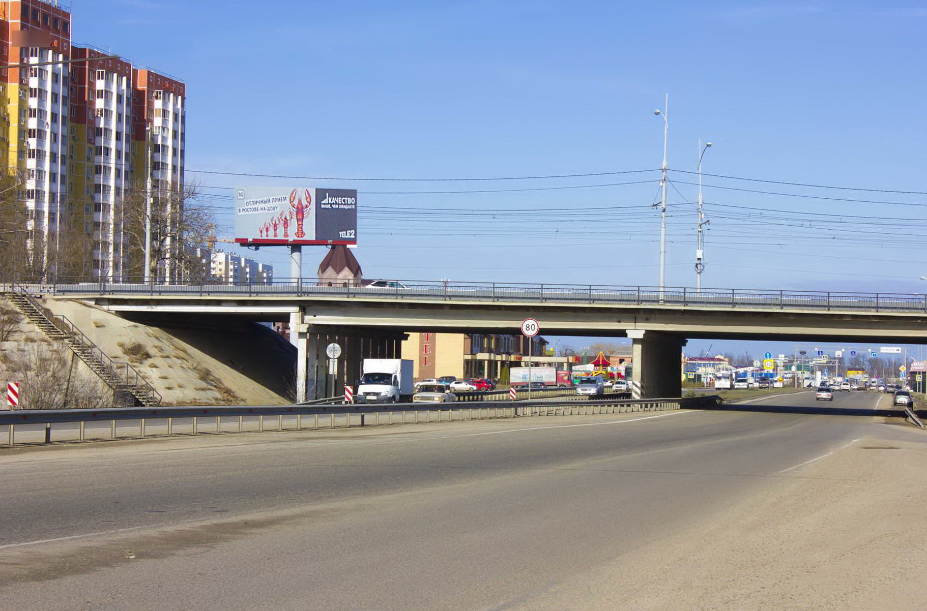 Фотография рекламного носителя, тип: Суперсайт 5x12, адрес: Фадеева ул., д.429/1, Краснодар, Краснодарский край, Россия. Сторона B №507101