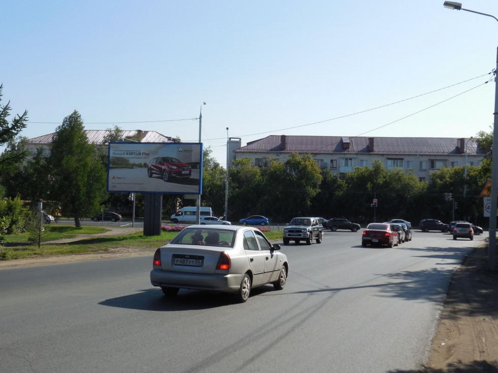 Фотография рекламного носителя, тип: Билборд 3x6, адрес: Красный путь ул. X Березовая ул., поз.2, Омск, Омская область, Россия. Сторона В №1009893